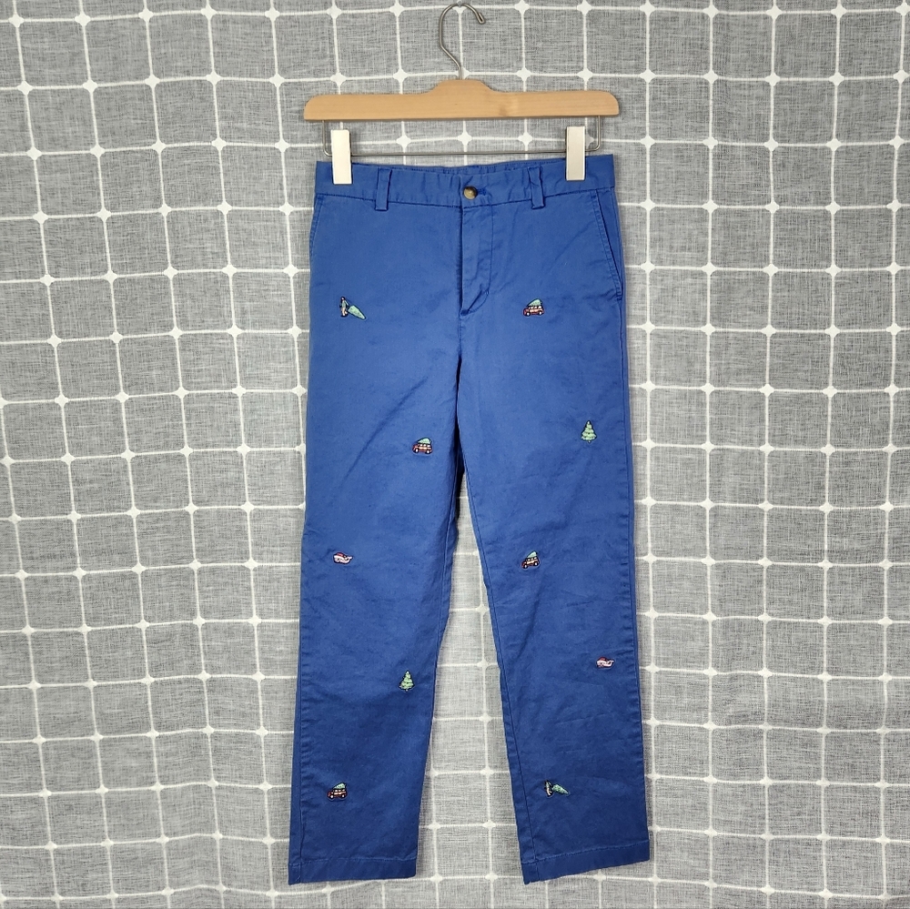 Vineyard Vines Embroidered Christmas Chinos